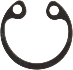 Rotor Clip - 0.015" Thick, Phosphate Finish, Steel Snap Internal Retaining Ring - 0.02" Groove Width, 0.009" Groove Depth, 0.268" Groove Diam, Grade 1060-1090 - Exact Tooling