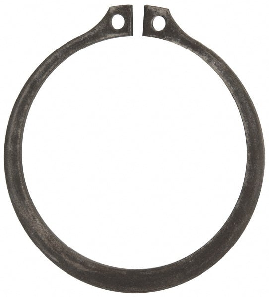 Rotor Clip - 2.239" Groove Diam, 2-3/8" Shaft Diam, Phosphate Steel, Snap External Retaining Rings - 0.086" Groove Width, 0.068" Groove Depth, 0.078" Ring Thickness, Grade 1060-1090 - Exact Tooling