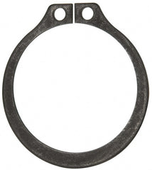Rotor Clip - 1-13/32" Groove Diam, 1-1/2" Shaft Diam, Phosphate Steel, Snap External Retaining Rings - 0.056" Groove Width, 0.047" Groove Depth, 0.05" Ring Thickness, Grade 1060-1090 - Exact Tooling