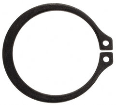 Rotor Clip - 63/64" Shaft Diam, 0.926" Groove Diam, Spring Steel External SH Style Retaining Ring - Exact Tooling