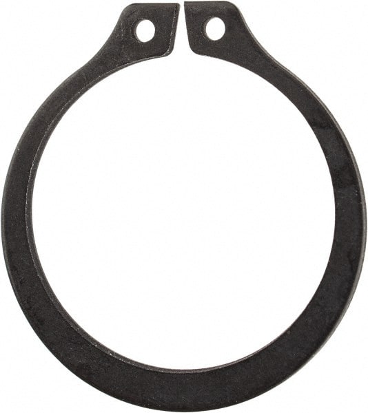 Rotor Clip - 0.821" Groove Diam, 7/8" Shaft Diam, Phosphate Steel, Snap External Retaining Rings - 0.046" Groove Width, 0.027" Groove Depth, 0.042" Ring Thickness, Grade 1060-1090 - Exact Tooling