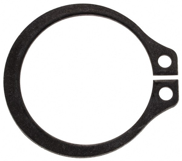 Rotor Clip - 0.882" Groove Diam, 15/16" Shaft Diam, Phosphate Steel, Snap External Retaining Rings - 0.046" Groove Width, 0.028" Groove Depth, 0.042" Ring Thickness, Grade 1060-1090 - Exact Tooling