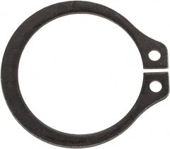 Rotor Clip - 0.559" Groove Diam, 19/32" Shaft Diam, Phosphate Steel, Snap External Retaining Rings - 0.039" Groove Width, 0.017" Groove Depth, 0.035" Ring Thickness, Grade 1060-1090 - Exact Tooling