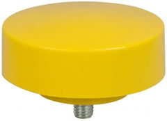 NUPLA - 4" Face Diam, Grade Extra Hard, Yellow Hammer Replacement Tip - 18 oz Head, Plastic - Exact Tooling