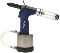 RivetKing - 5/32" Capacity, Air Riveter - 1mm Long Stroke, 20" Inlet - Exact Tooling