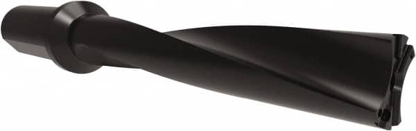 Allied Machine and Engineering - Series APX 44, 5xD, 50mm Shank Diam, Drill Body - 318.8mm Drill Body Length to Flange, W4405H Toolholder, 398.8mm OAL, 318.8mm Drill Body Length, Weldon Flat Shank, Through Coolant - Exact Tooling