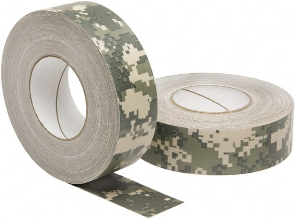 Ability One - 2" x 60 Yds Camouflage Duct Tape - 12 mil, Rubber Adhesive - Exact Tooling