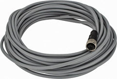 Telemecanique Sensors - 3 Amp, M12 4 Pin Female Straight Cordset Sensor and Receptacle - 250 VAC, 300 VDC, 10m Cable Length, IP67 Ingress Rating - Exact Tooling