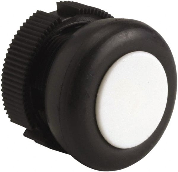 Square D - Pushbutton Switch Head - White, Round Button - Exact Tooling