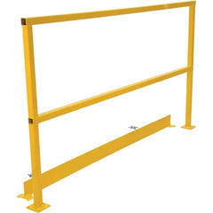 Vestil - 4" Long x 42" High, Steel Square Handrails - Exact Tooling
