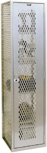 Hallowell - 1 Door, 1 Tier, Welded Locker - Exact Tooling