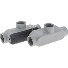 Value Collection - Form 85, T Body, 1" Trade, IMC, Rigid Aluminum Conduit Body - Oval - Exact Tooling