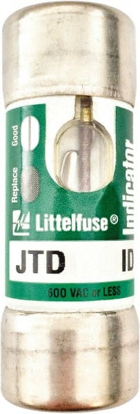 Littelfuse - 300 VDC, 600 VAC, 40 Amp, Time Delay General Purpose Fuse - 2-3/8" OAL, 20 at DC, 200/300 at AC kA Rating, 1-1/16" Diam - Exact Tooling