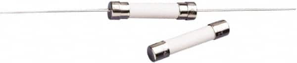 Value Collection - 250 VAC, 8 Amp, Time Delay Miniature Glass/Ceramic Fuse - 1-1/4" OAL, 1/4" Diam - Exact Tooling