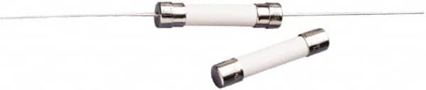 Value Collection - 250 VAC, 5 Amp, Fast-Acting Miniature Glass/Ceramic Fuse - 1-1/4" OAL, 1/4" Diam - Exact Tooling