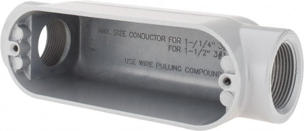 Value Collection - Form 85, C Body, 1-1/4" Trade, IMC, Rigid Aluminum Conduit Body - Oval - Exact Tooling