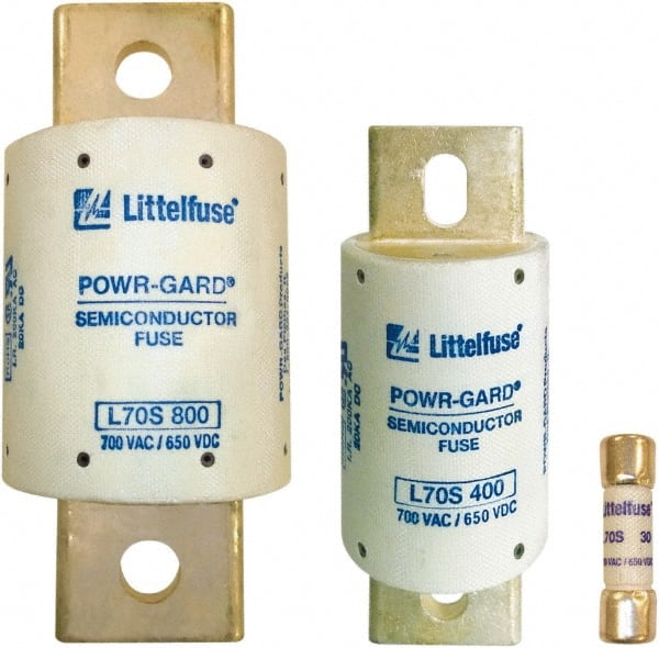 Value Collection - 650 VDC, 700 VAC, 200 Amp, Fast-Acting Semiconductor/High Speed Fuse - 5-3/32" OAL, 20 at DC, 200 at AC kA Rating, 1-1/2" Diam - Exact Tooling