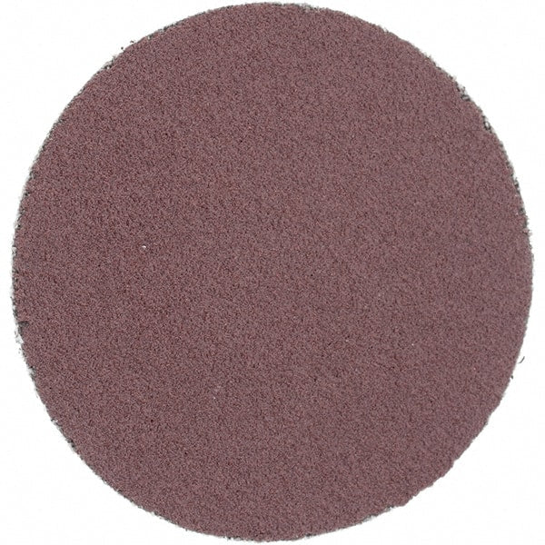 Value Collection - 2" Disc Diam, 100 Grit, Aluminum Oxide Quick Change Disc - Type R Attaching System, Coated, Brown, Fine Grade, 25,000 RPM, 361F Series - Exact Tooling