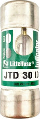 Value Collection - 250 VDC, 600 VAC, 30 Amp, Time Delay General Purpose Fuse - 2-1/4" OAL, 300 at AC kA Rating, 13/16" Diam - Exact Tooling