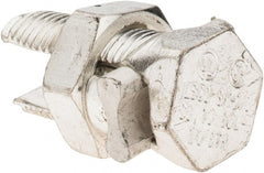 Value Collection - 6 (Solid) to 1/0 AWG, Copper Wire Compatible, Silicon Bronze, Hex Split Bolt Connector - Exact Tooling