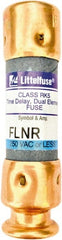 Value Collection - 125 VDC, 250 VAC, 1.6 Amp, Time Delay General Purpose Fuse - 2" OAL, 200 kA Rating, 9/16" Diam - Exact Tooling
