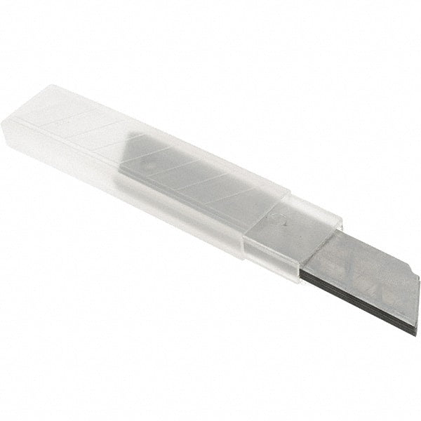 Value Collection - 10 Piece Steel Utility Knife Blade - 0.7087" Blade Thickness - Exact Tooling