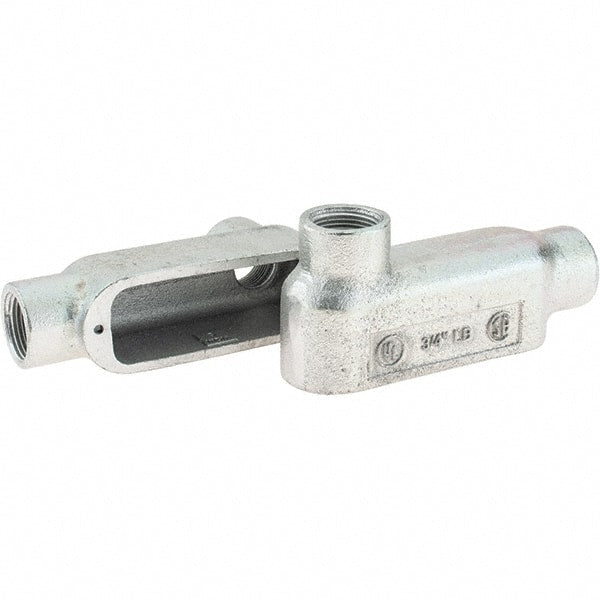 Value Collection - Form 35, LB Body, 3/4" Trade, IMC, Rigid Malleable Iron Conduit Body - Oval - Exact Tooling