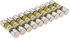 Value Collection - 500 VAC, 1 Amp, Time Delay General Purpose Fuse - 1-1/2" OAL, 13/32" Diam - Exact Tooling