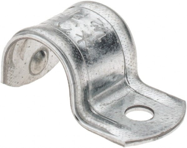 Value Collection - Steel Pipe Strap for 1/2" Conduit - For Use with Intermediate Metal Conduit & Rigid Conduit - Exact Tooling