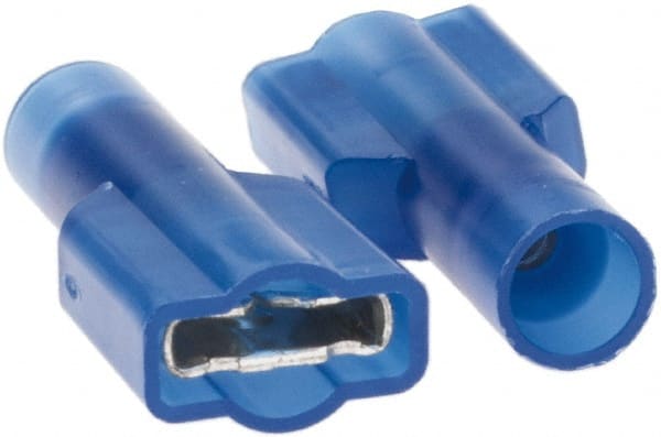 Value Collection - 16 to 14 AWG, Nylon, Fully Insulated, Female Wire Disconnect - 1/4" Wide Tab, CSA Certified, UL Listed - Exact Tooling