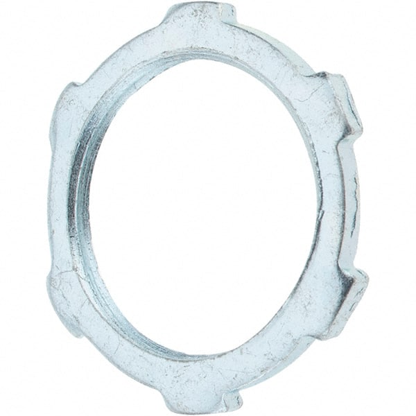 Value Collection - 3/4" Trade, Steel Threaded Conduit Locknut - Exact Tooling