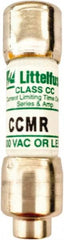 Littelfuse - 250 VDC, 600 VAC, 0.5 Amp, Time Delay General Purpose Fuse - Fuse Holder Mount, 38.1mm OAL, 20 at DC, 200 (RMS), 300 (Self-Certified) kA Rating, 10.3mm Diam - Exact Tooling