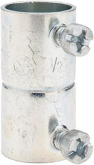Value Collection - 1/2" Trade, Steel Set Screw EMT Conduit Coupling - Exact Tooling