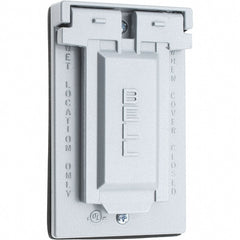 Value Collection - Electrical Outlet Box Stainless Steel GFCI Receptacle Cover - Includes Sealing Gasket - Exact Tooling