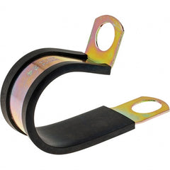 Value Collection - 1-1/2" Bundle Diam, 9/16" Hole, Steel Clamp - Black - Exact Tooling