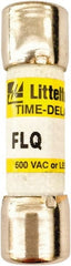 Value Collection - 500 VAC, 6 Amp, Time Delay General Purpose Fuse - 1-1/2" OAL, 13/32" Diam - Exact Tooling