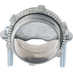 Value Collection - 1" Trade, Die Cast Zinc Squeeze Clamp Straight Conduit Connector - Exact Tooling