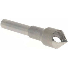 Value Collection - 7/16" Head Diam, 1/4" Shank Diam, 0 Flute 82° High Speed Steel Countersink - Exact Tooling