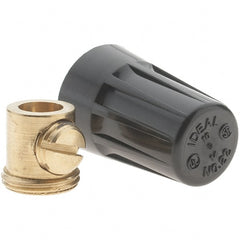 Value Collection - 20 to 10 AWG, Vibration Resistant, Standard Twist on Wire Connector - Black, 221°F - Exact Tooling