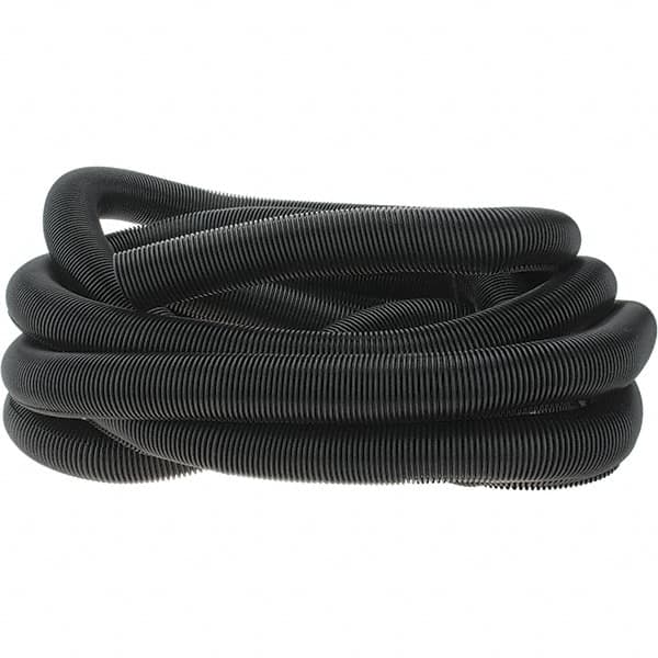 Value Collection - 1-7/8" ID, Black Polypropylene Wrap Cable Sleeve - 25' Coil Length, -40 to 176°F - Exact Tooling