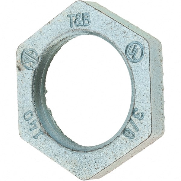Value Collection - 3/8" Trade, Steel Threaded Conduit Locknut - Exact Tooling