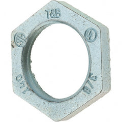 Value Collection - 3/8" Trade, Steel Threaded Conduit Locknut - Exact Tooling