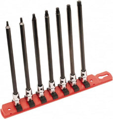 Wiha - 7 Piece 1/4" Drive Torx Bit Socket Set - T10 to T40 Torx - Exact Tooling