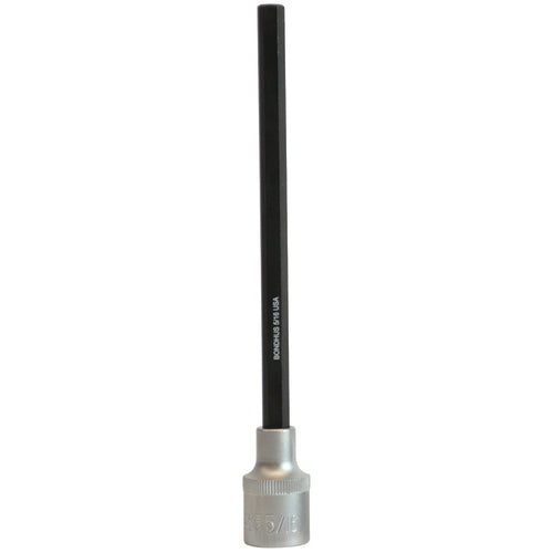 5/32X6 HEX BIT W/3/8 DR SOCKET - Exact Tooling