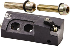 Kennametal - MCLN, Left Hand Cut, -5° Lead Angle, 32mm Shank Height x 32mm Shank Width, Negative Rake Indexable Turning Toolholder - 171.25mm OAL, CN..1204.. Insert Compatibility, Series Kenloc - Exact Tooling