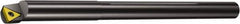 Sandvik Coromant - 16mm Min Bore Diam, 180mm OAL, 12mm Shank Diam, F..STFPR/L-R Indexable Boring Bar - TPMT 1.8(1.5)1, TPMT 09 02 04 Insert, Screw or Clamp Holding Method - Exact Tooling