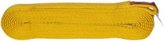 Value Collection - 12' Long x 1" Wide, 3,200 Lb Vertical Capacity, 1 Ply, Polyester Web Sling - 2,500 Lb Choker Capacity, with Endless Sling - Exact Tooling