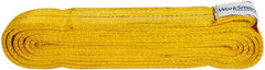 Value Collection - 12' Long x 2" Wide, 12,200 Lb Vertical Capacity, 2 Ply, Polyester Web Sling - 9,800 Lb Choker Capacity, with Endless Sling - Exact Tooling
