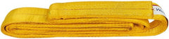 Value Collection - 6' Long x 3" Wide, 16,300 Lb Vertical Capacity, 2 Ply, Polyester Web Sling - 13,000 Lb Choker Capacity, with Endless Sling - Exact Tooling