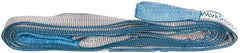 Value Collection - 20' Long x 1" Wide, 1,600 Lb Vertical Capacity, 1 Ply, Polyester Web Sling - 1,250 Lb Choker Capacity, with Eye & Eye (Flat) - Exact Tooling